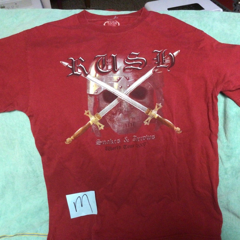Retro RUSH concert tshirt